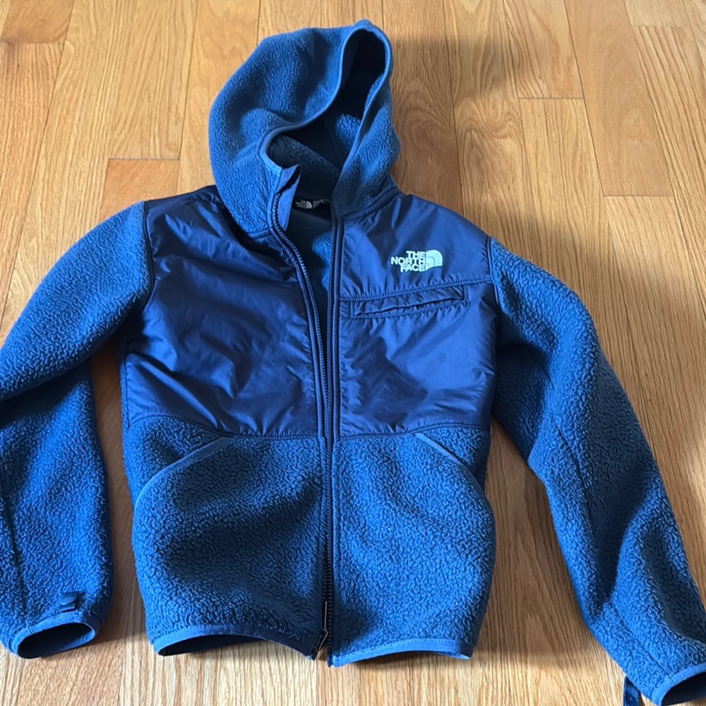 The North Face Blue Fleece Jacket size large 12 boys